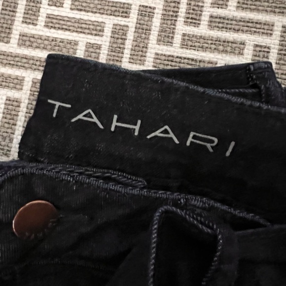 TAHARI tie waist trouser jeans 👖 - Picture 5 of 6